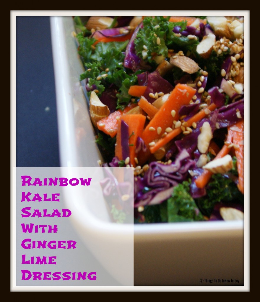 Tasty Tuesday - Rainbow Kale Salad with Ginger Lime Dressing | Things To Do In New Jersey