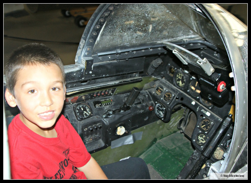Sit in the cockpit of a P-80 Shooting Star at the Air Victory Museum! | Things to Do In New Jersey | #nj #newjersey #lumberton #airplanes #aviation #museums #kids #fieldtrips #rainyday