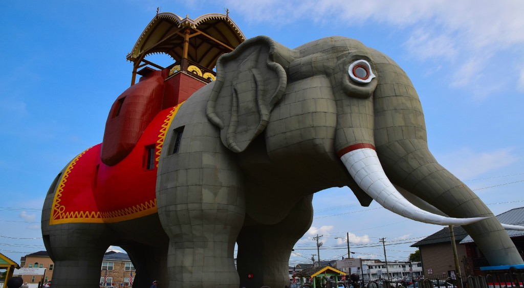 Lucy the Elephant has been a beloved New Jersey landmark for more than 130 years. | things to do in margate nj | jersey shore attractions | new jersey landmarks | nj landmarks