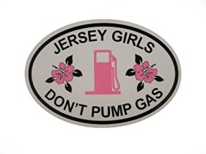 jersey girls don't pump gas car magnet | nj cyber monday deals | new jersey cyber monday deals