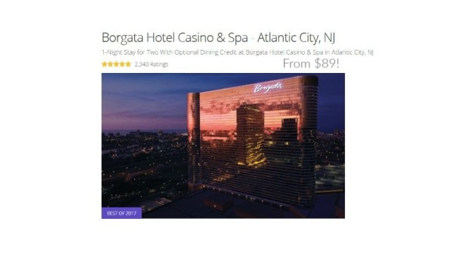 Groupon Deal: Save On a Stay at the Borgata Hotel Casino and Spa!