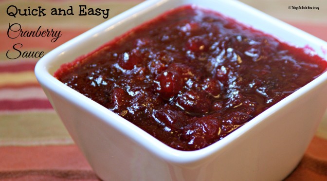 Tasty Tuesday – Quick and Easy Cranberry Sauce