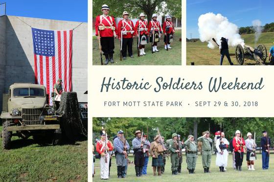 historic soldiers weekend at fort mott state park nj 2018