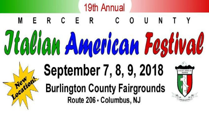 mercer county italian american festival nj 2018