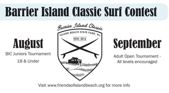 Barrier Island Classic Junior Surf Contest Island Beach State Park NJ | Barrier Island Classic Pro Surf Contest