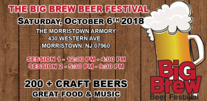 Morristown Big Brew Beer Festival @ Morristown Armory