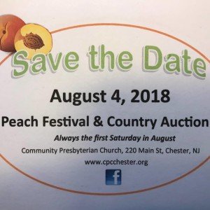 Chester Peach Festival and Country Auction @ Community Presbyterian Church