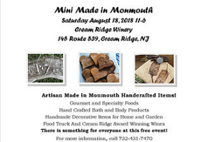 Made in Monmouth Artisan Fair @ Cream Ridge Winery